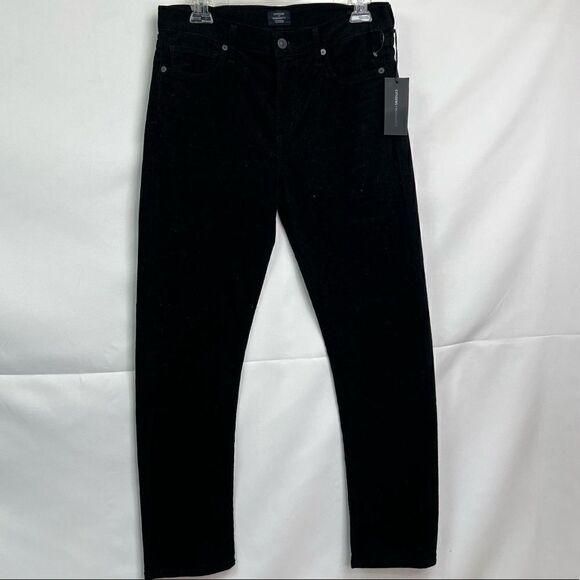 Citizens of Humanity Harlow Black Slim Corduroy Pants Brand New! - Picture 1 of 14